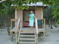 Our beautiful hut at Manta Ray Resort
