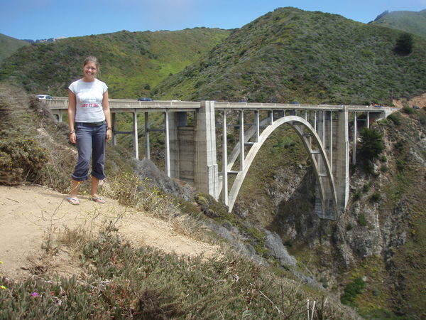 The oft photoed bridge on the Big Sur