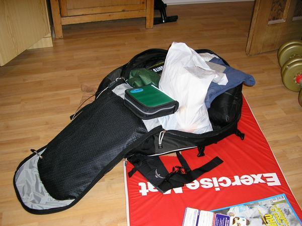 A half packed full bag
