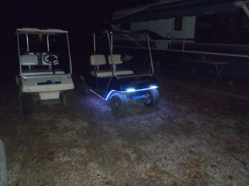 Their golf cart vs. ours