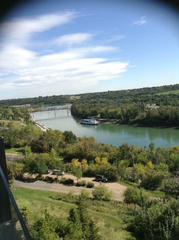 The north Saskatchewan river!