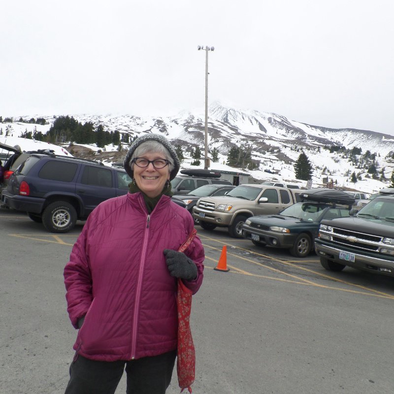 Elaine on Mount Hood