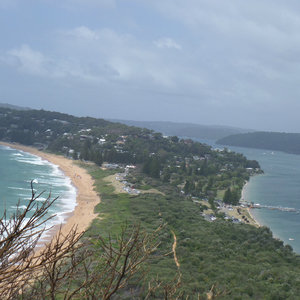 A view of Palm Beach and the Bay