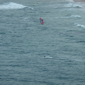 Someone Kite Surfing