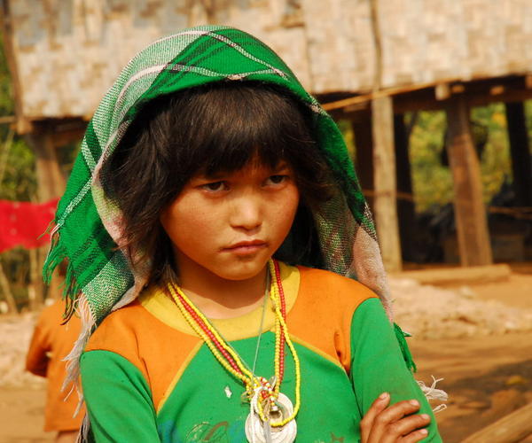 girl in village