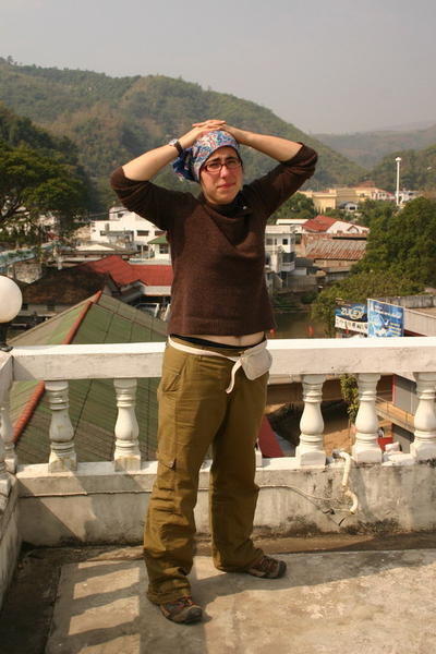 Dorien, the view to Burma-Mae Sai