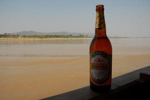 Drinking away the day on the Mekong
