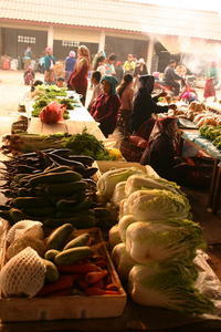 market in Muang Sing
