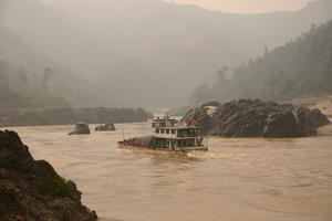 Boat in Xieng Kok