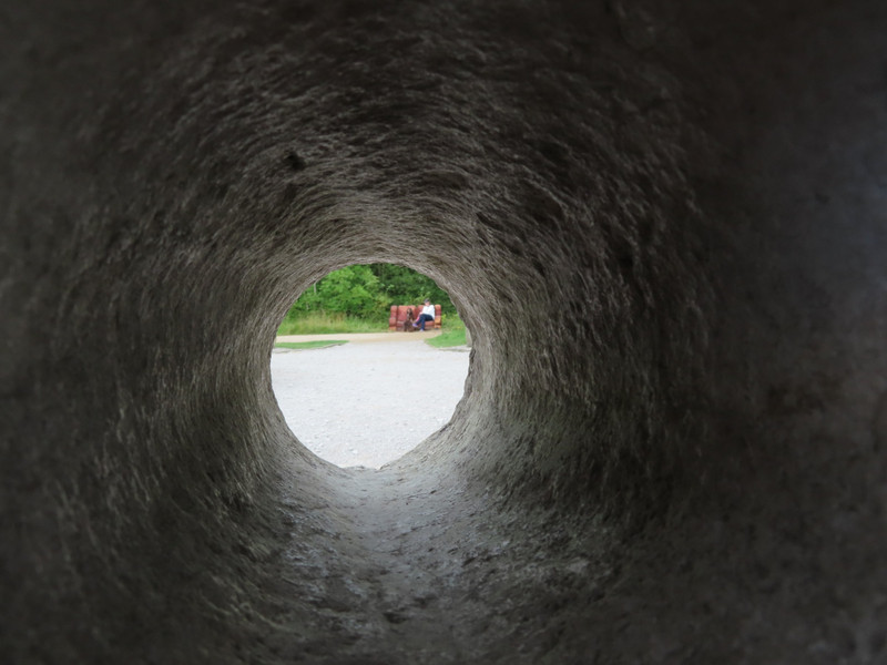 Janet through the hole