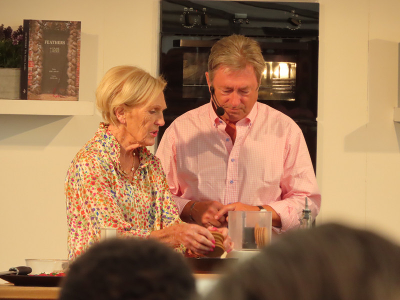 Mary Berry and Alan Titchmarsh at Chatsworth Country Fair