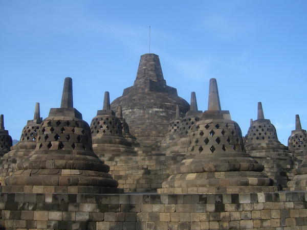 Borobudur early in the morning