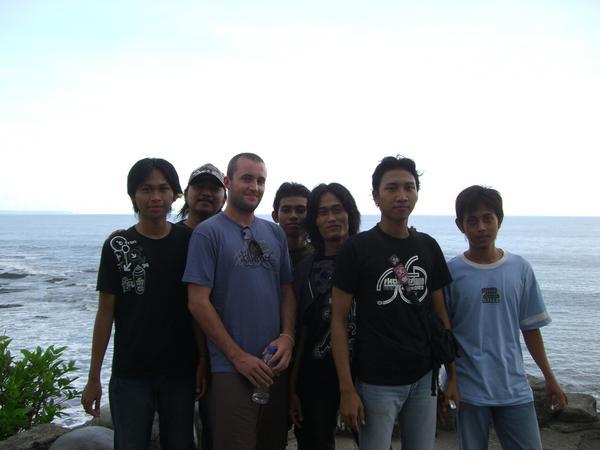 Philipp with indonesian strangers