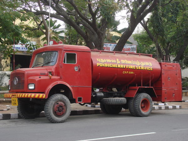camion pompier a Pondichery