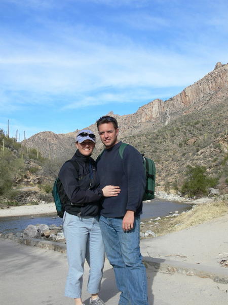 Heidi & Andy in Sabino Canyon