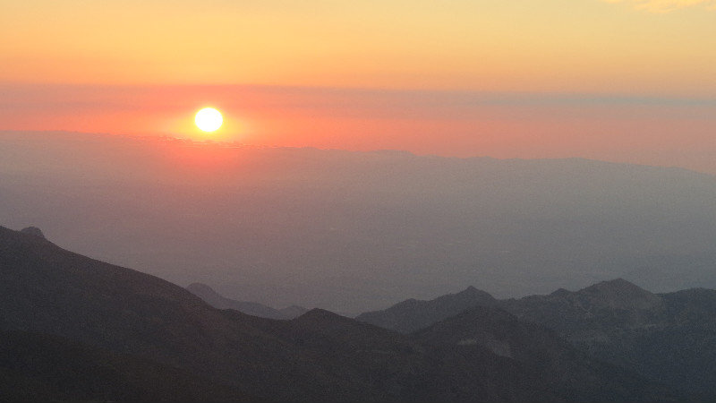 Sunset at Sierra Nevada