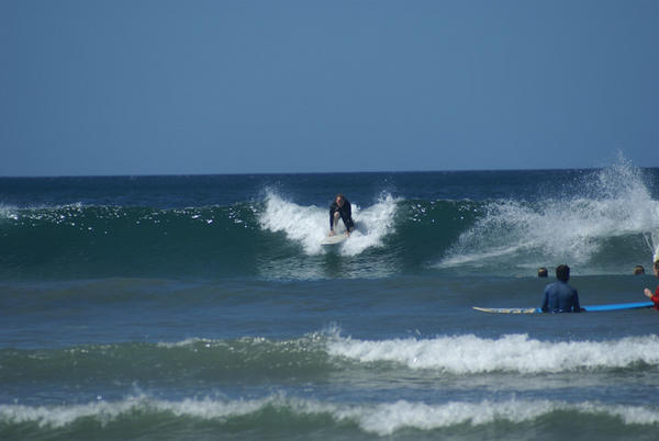 Wes Surfing