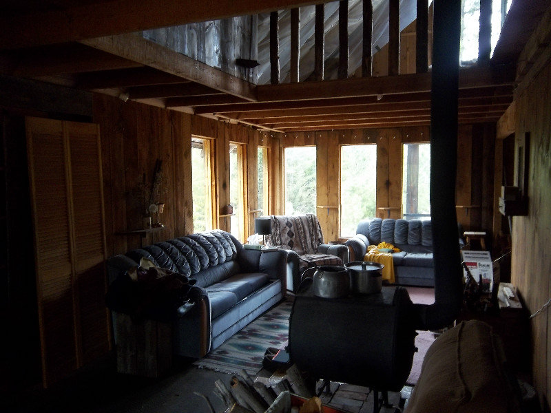 Front room of the cabin
