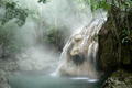 Hot spring waterfall