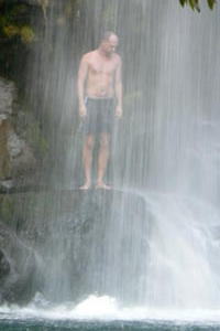 Me Behind a waterfall