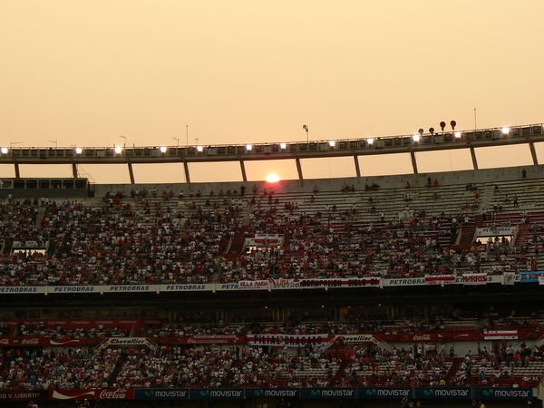 Sunset at River Plate