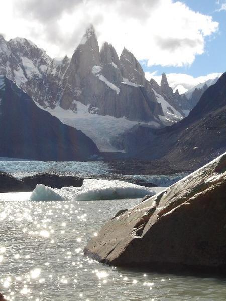 Another glacier behind the Fitz Roy