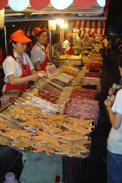 Natmarked i Beijing...