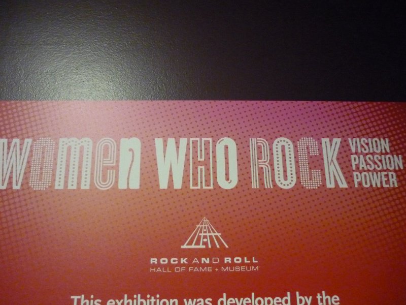Special exhibition - Women Who Rock