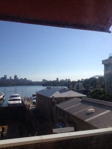 View from our bedroom window in Balmain