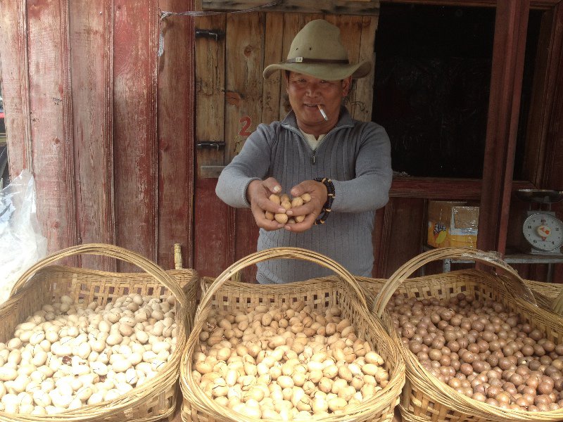 A Local Farmer Proud of His Pecans