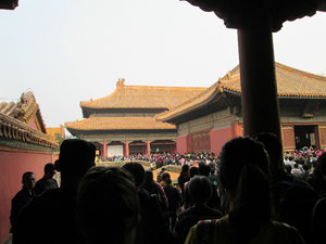 Walking through the Forbidden City
