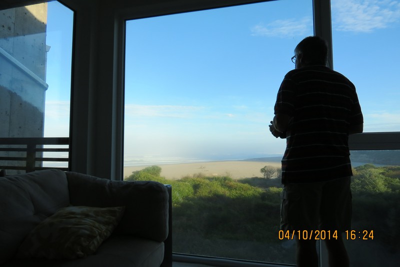 view from our apartment in Rockaway Beach