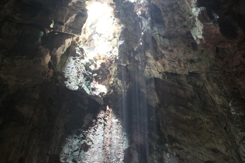 Roof of cave