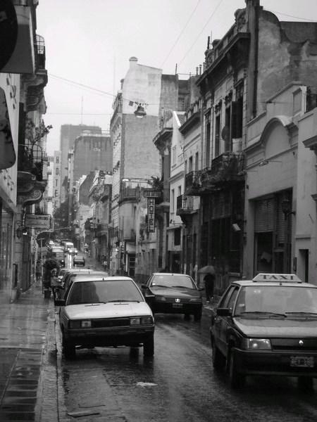 The narrow streets of San Telmo