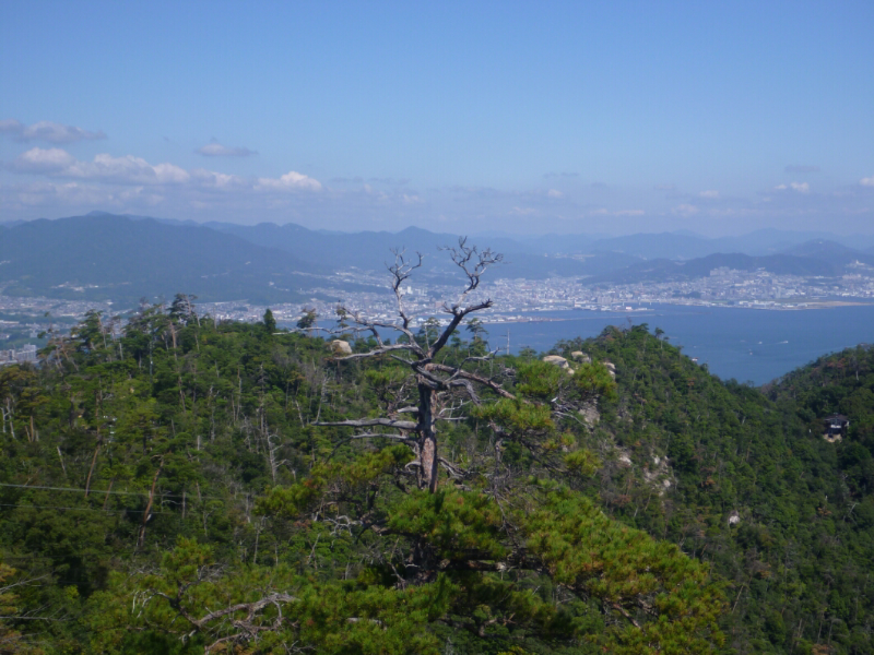 View from Mt Misen toward Hiroshima