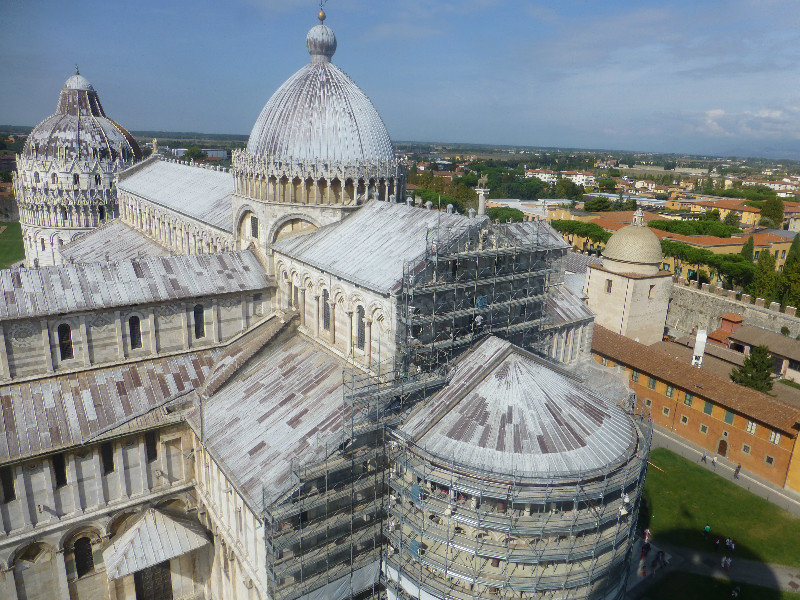 View of the cathedral from the tower