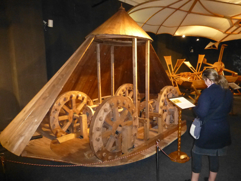 Da Vinci museum (the tank)