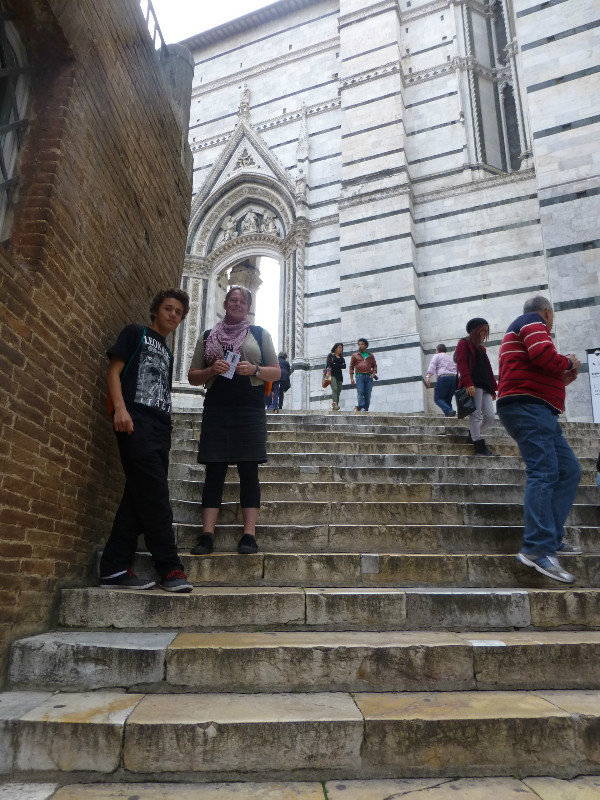 Steps in Sienna