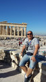 Mike at the Parthenon