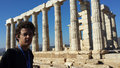 Jacob beside Temple of Poseidon