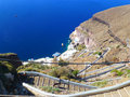 The path up to Santorini