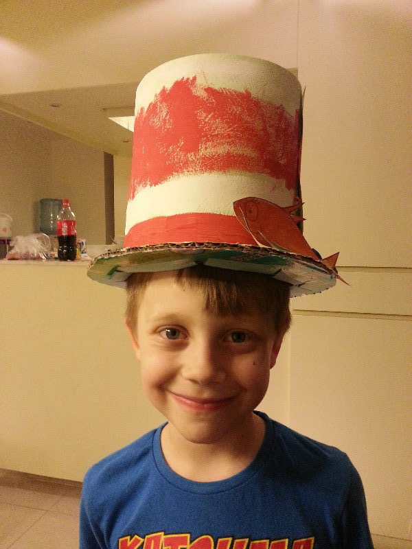 My cat in the hat!