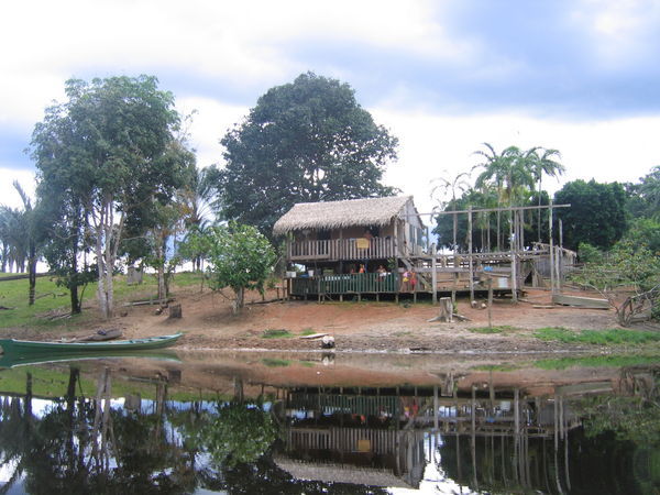 a typical house in the Amazon