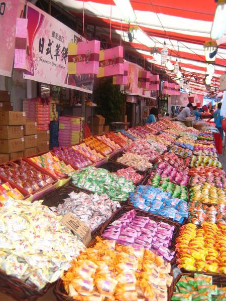 stall with Chinese sweets