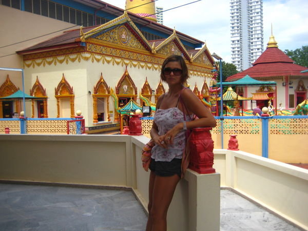 impressive Thai buddhist temple in Penang