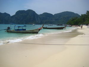 one of many beaches on Phi Phi