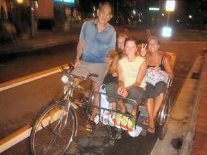 The hilarious trishaw ride