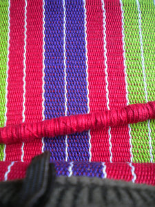 Weaving deckchair scarf