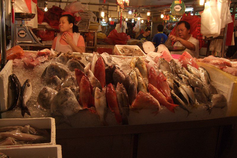 Tiong Bahru market - fishmonger
