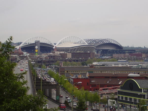 View of safeco field from a distance